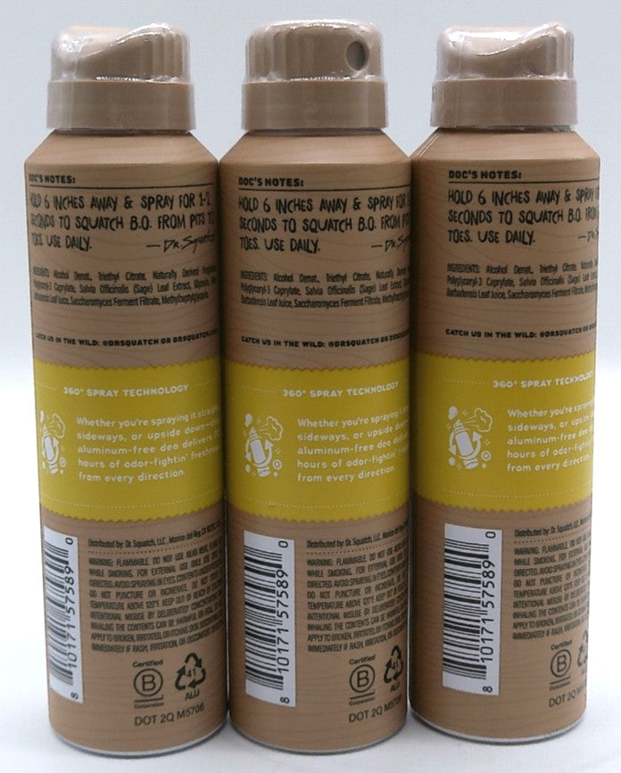 Deodorant Spray for Men and Women - Mountain Meadow Scent, 4 Fl Oz
