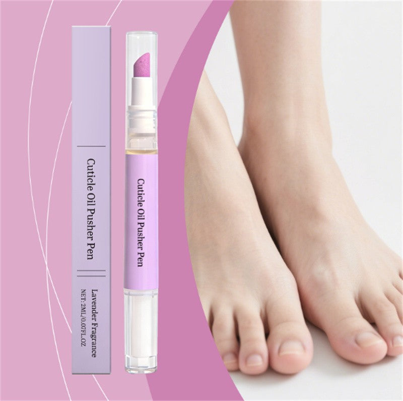 3-in-1 Nail Care Pen with Cuticle Oil & Nail Pushers - Hydrating & Strengthening
