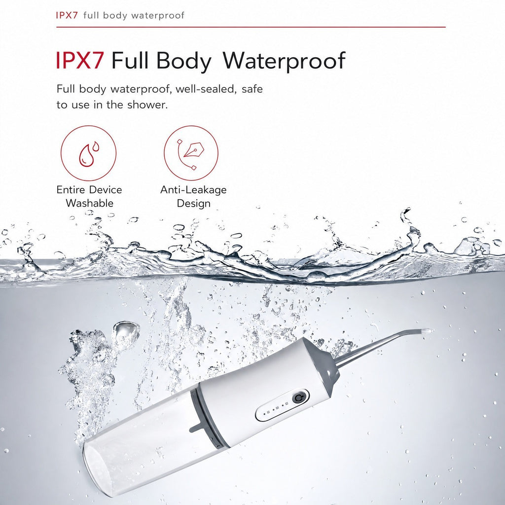 Cordless Water Flosser for Oral Hygiene - Deep Cleaning Tooth and Gum Care