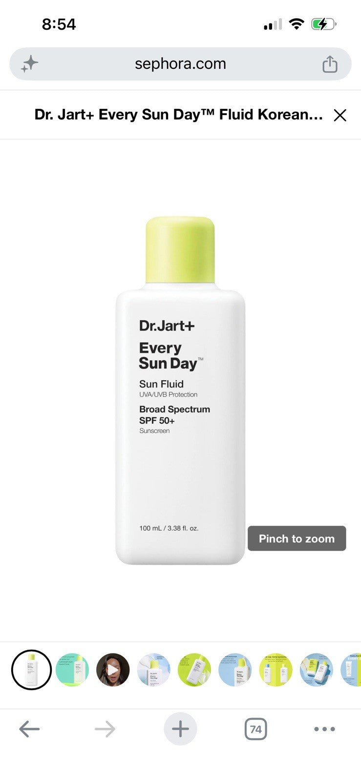 Korean SPF 50+ Sun Fluid Sunscreen - Lightweight, Broad Spectrum UV Protection