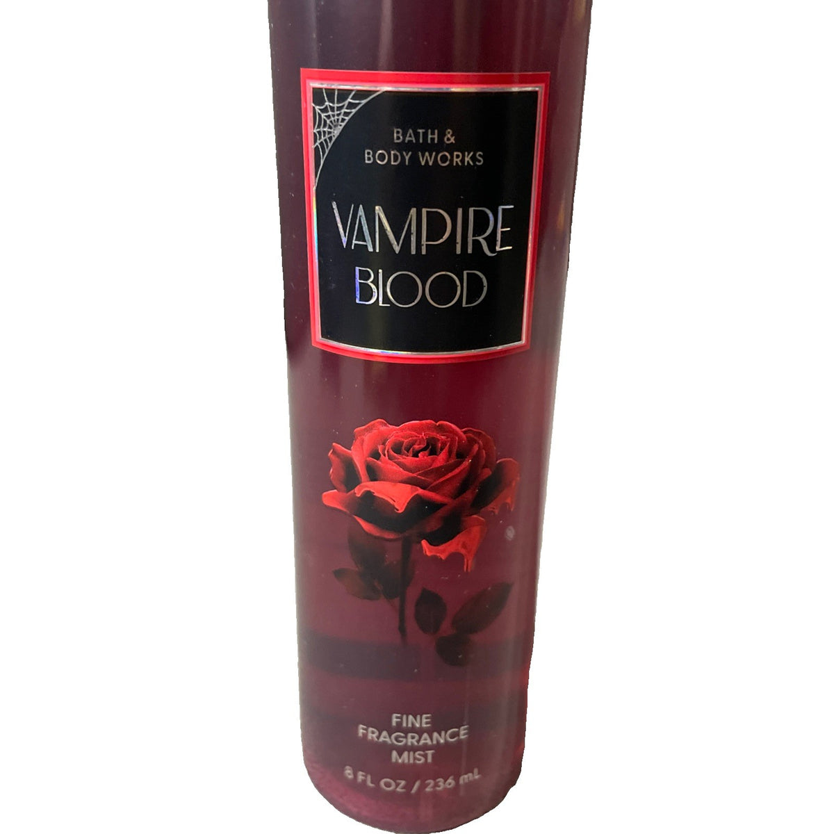 Bath & Body Works Vampire Blood Fragrance Mist 8 FL OZ Open Bottle
