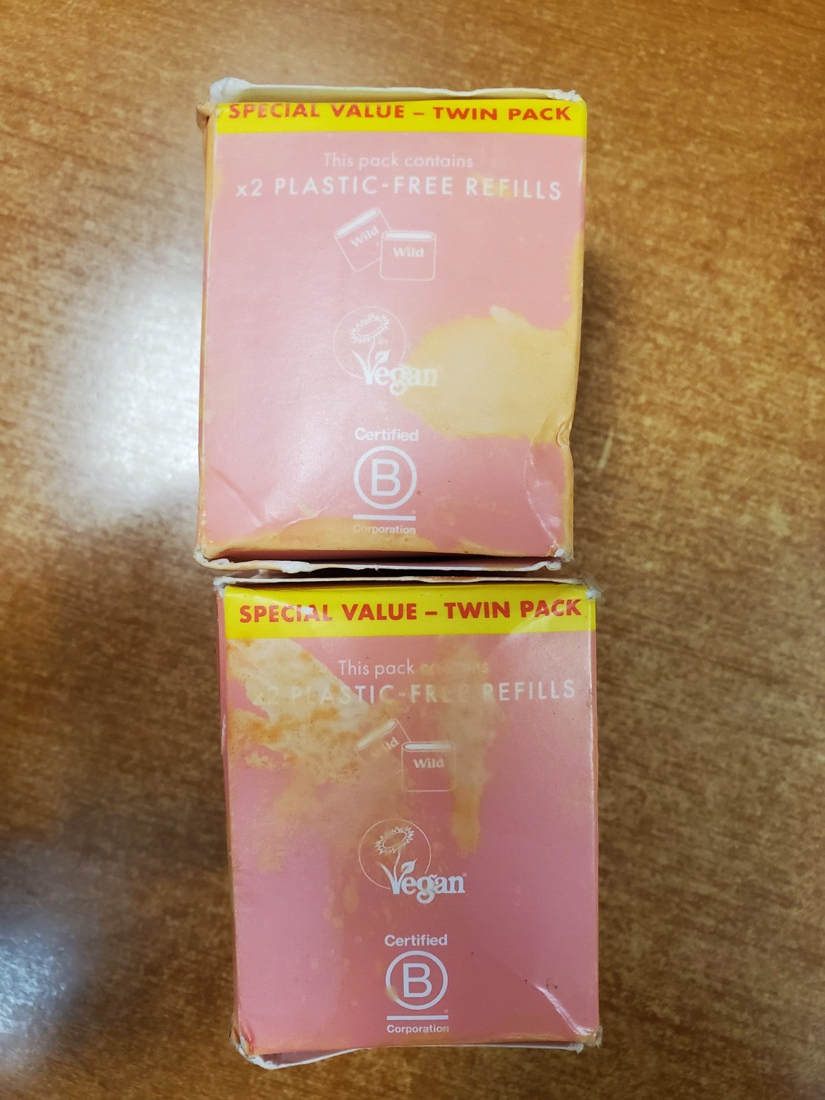 Refillable Deodorant Set with Bamboo Pulp Refills - Natural, Aluminum-Free