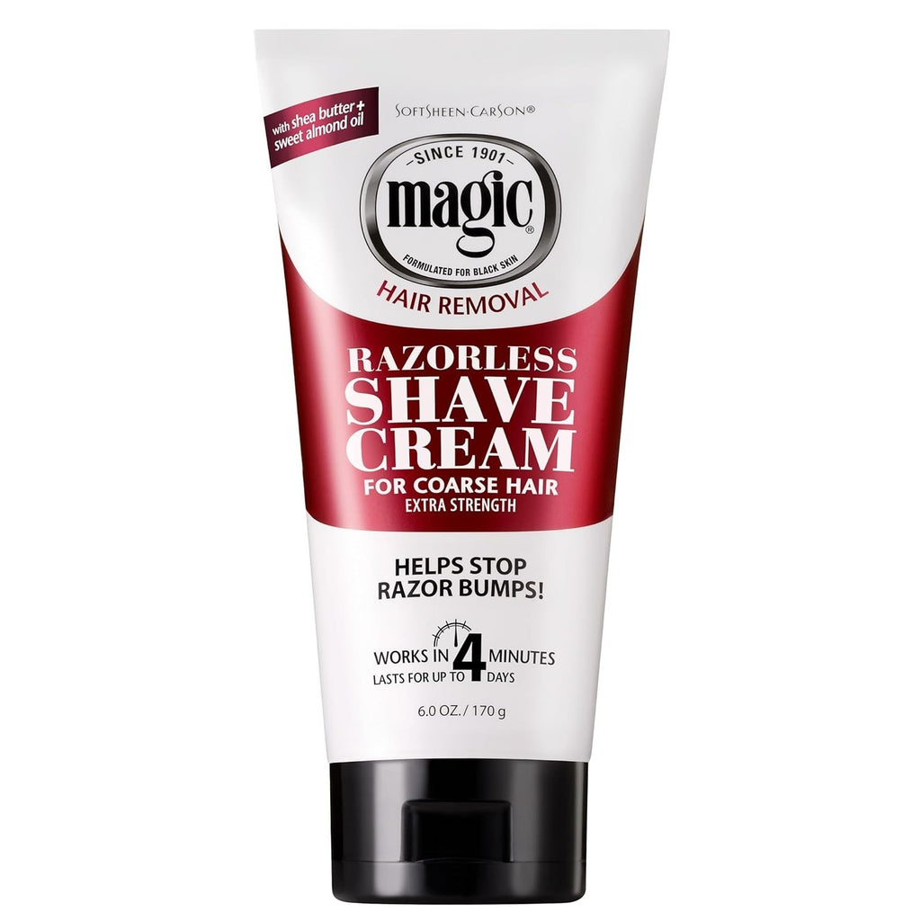 Men's Hair Removal Cream - Razorless Depilatory for Bald Heads & Facial Hair