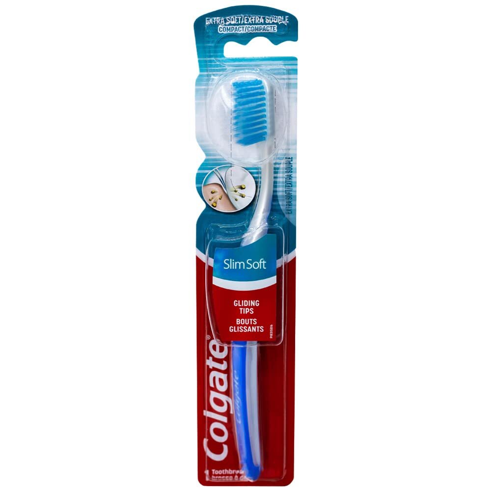 Gentle Soft Toothbrush Pack of 6 for Sensitive Gums - Ultra Slim Bristles