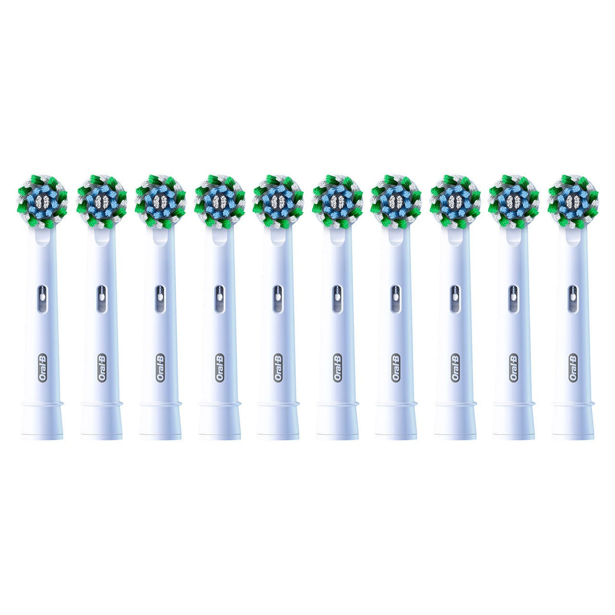 Oral-B CrossAction X Replacement Toothbrush Heads - 10 Pack