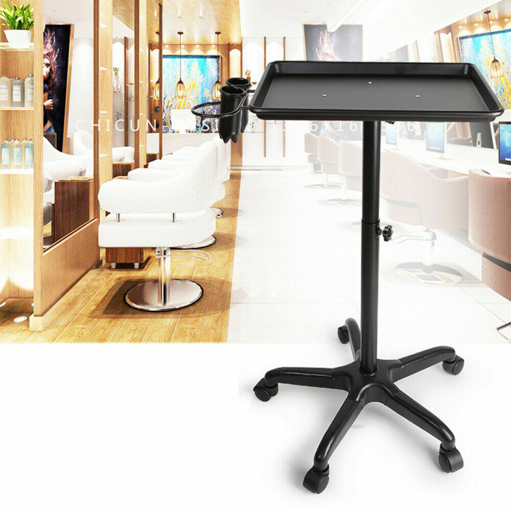 Professional Aluminum Salon Rolling Trolley Cart for Hair & Medical Use