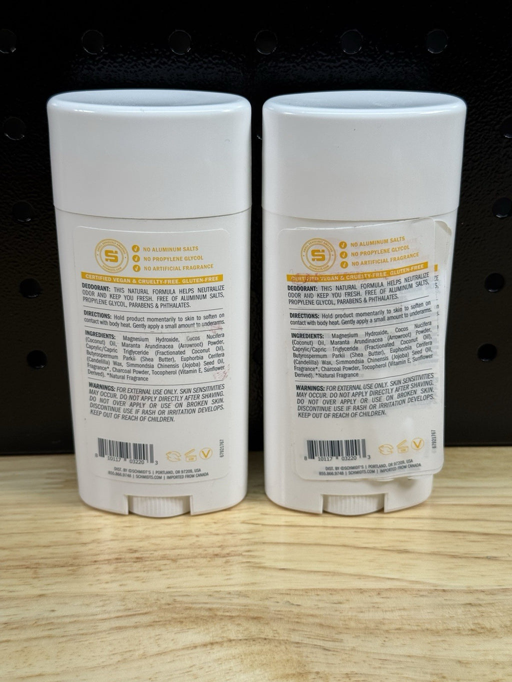 Set of 2 Natural Deodorants - Here + Now 3.25oz by Schmidt's