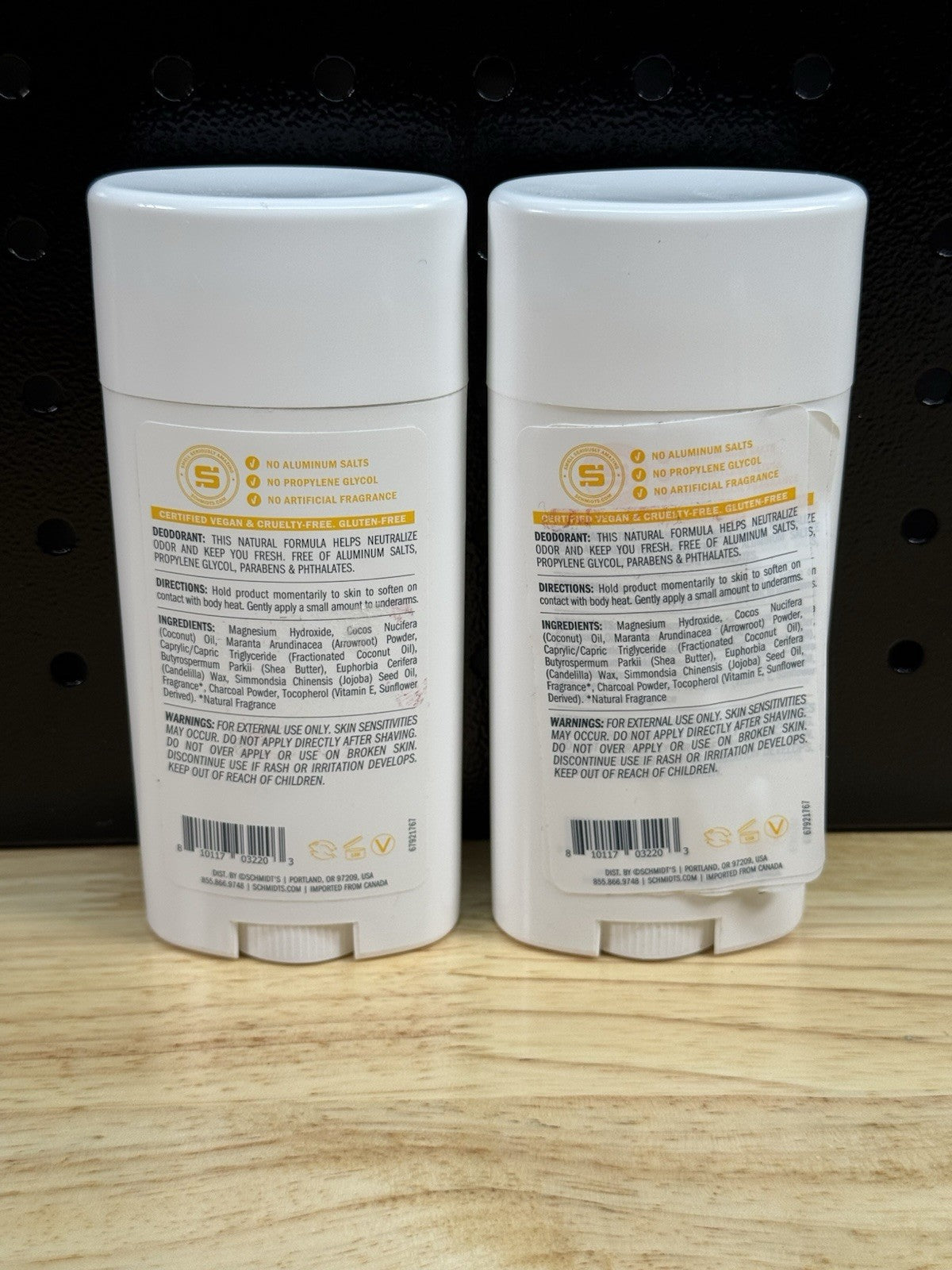 Set of 2 Natural Deodorants - Here + Now 3.25oz by Schmidt's