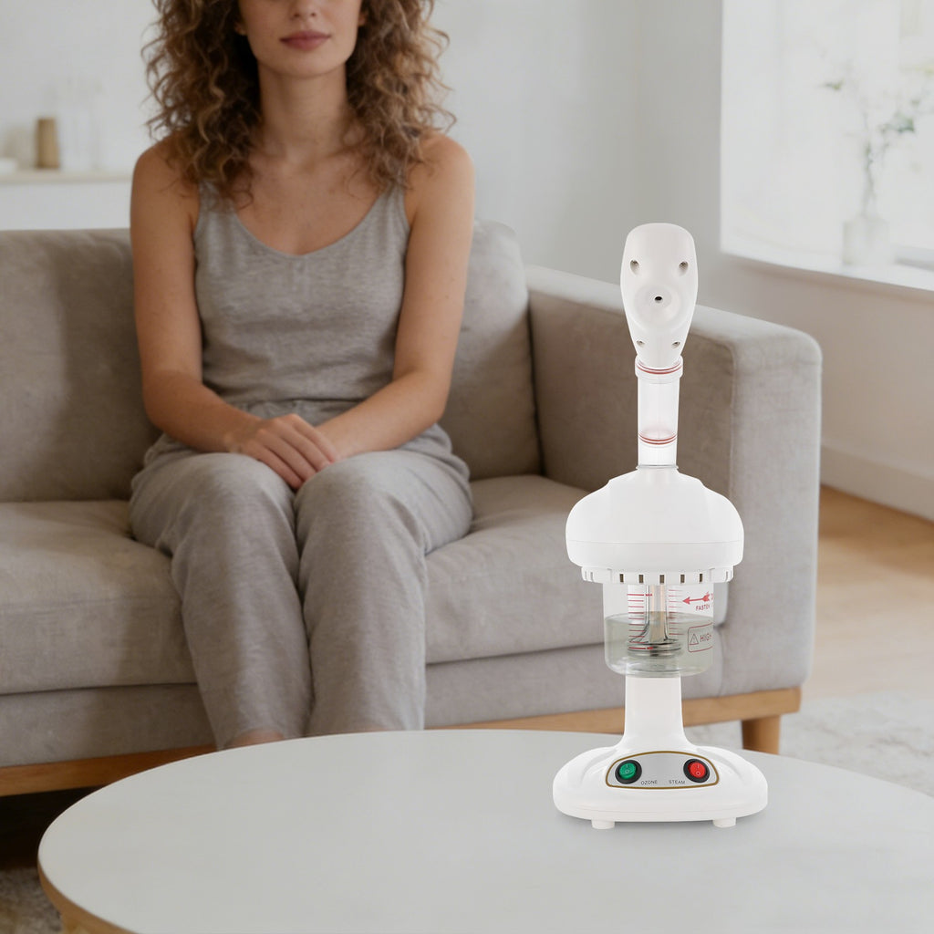 Facial Steamer with 360° Rotating Nozzle - 450W Home Skin Care Device
