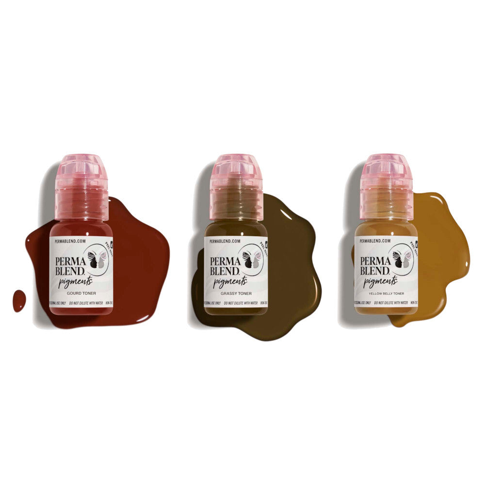 Permanent Makeup Pigments & Correctors - Toners for Microblading Brows