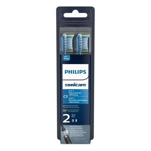 Philips Sonicare C3 2-in-1 Plaque Removal & Whitening Toothbrush Heads - 2 Pack