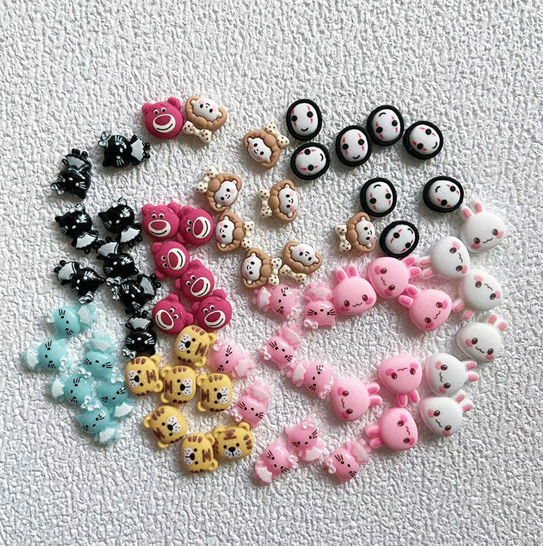 2-Pack 3D Nail Art Charms for Nail Decoration & DIY Crafts