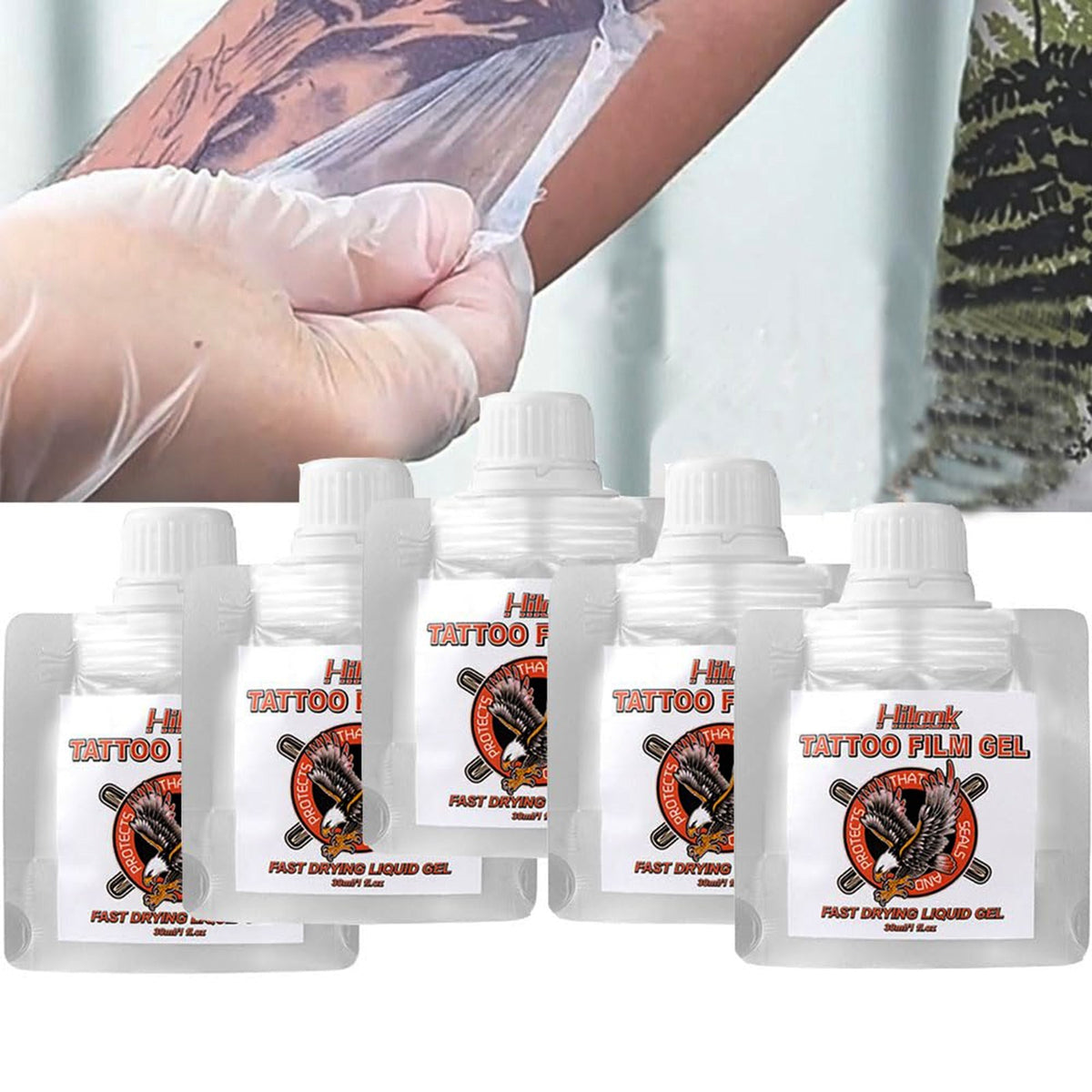 Tattoo Aftercare Film Gel - Protective Liquid Bandage for Wounds 30ml