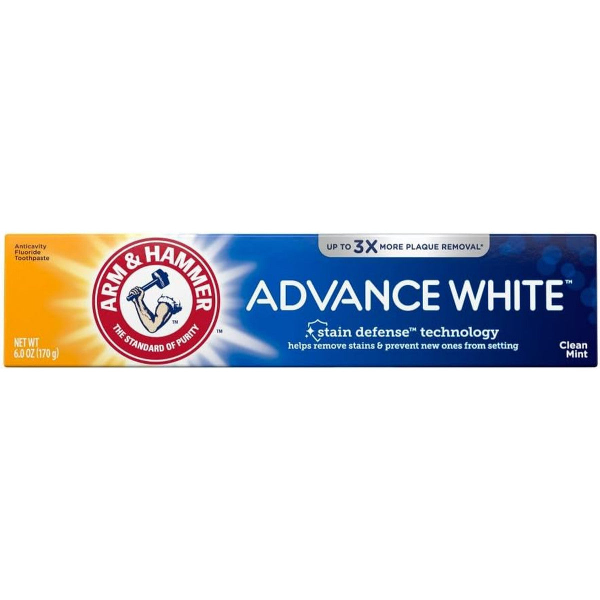 Whitening Toothpaste Pack - Arm & Hammer Advance White, 4.3 Oz, 6 Count