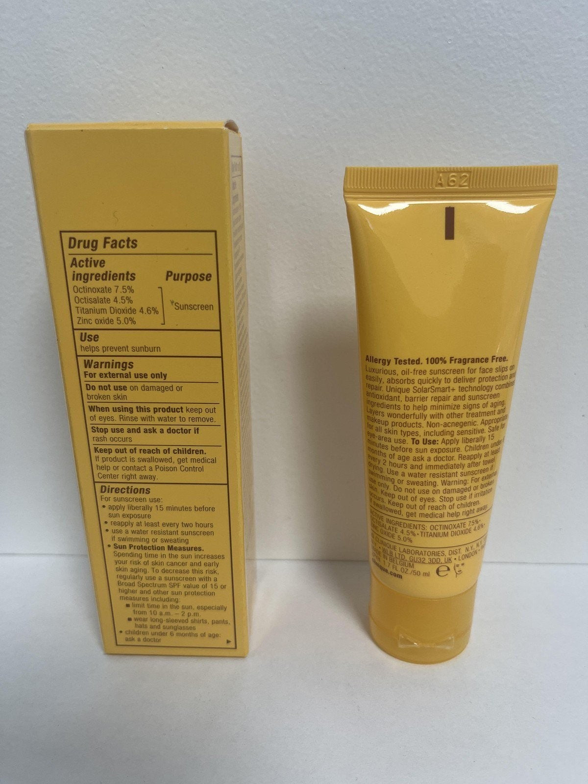 Clinique SPF 30 Sunscreen Anti-Wrinkle Face Cream 1.7 Oz - Broad Spectrum Moisturizer