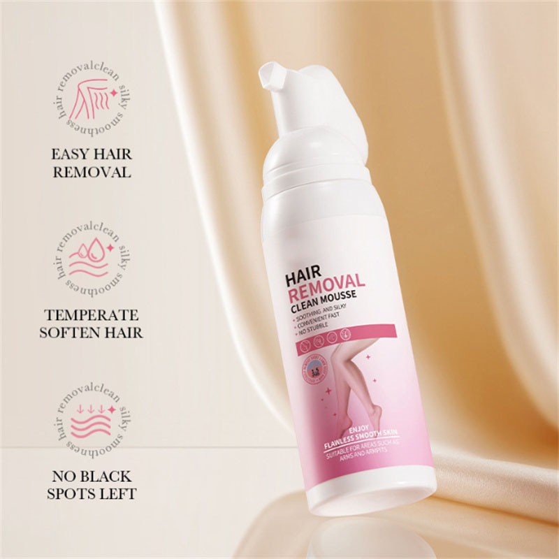 Gentle Hair Removal Mousse - Fast-Acting Body Depilatory Foam 100ml