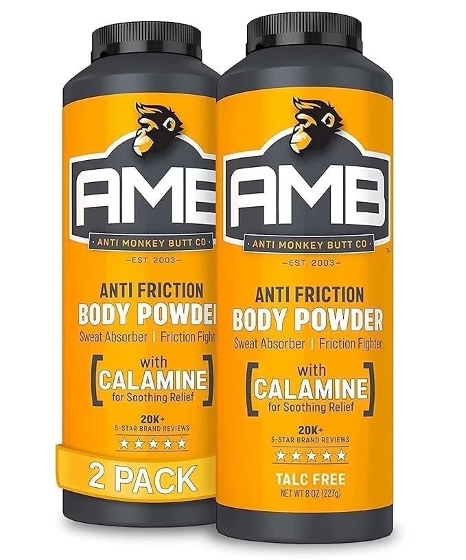 Anti-Chafing Body & Foot Powder 8oz | Soothes Skin & Odor Protection