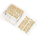 Nail Tips Adhesive Tabs 25 Sheets Strong Waterproof Double Sided Stickers