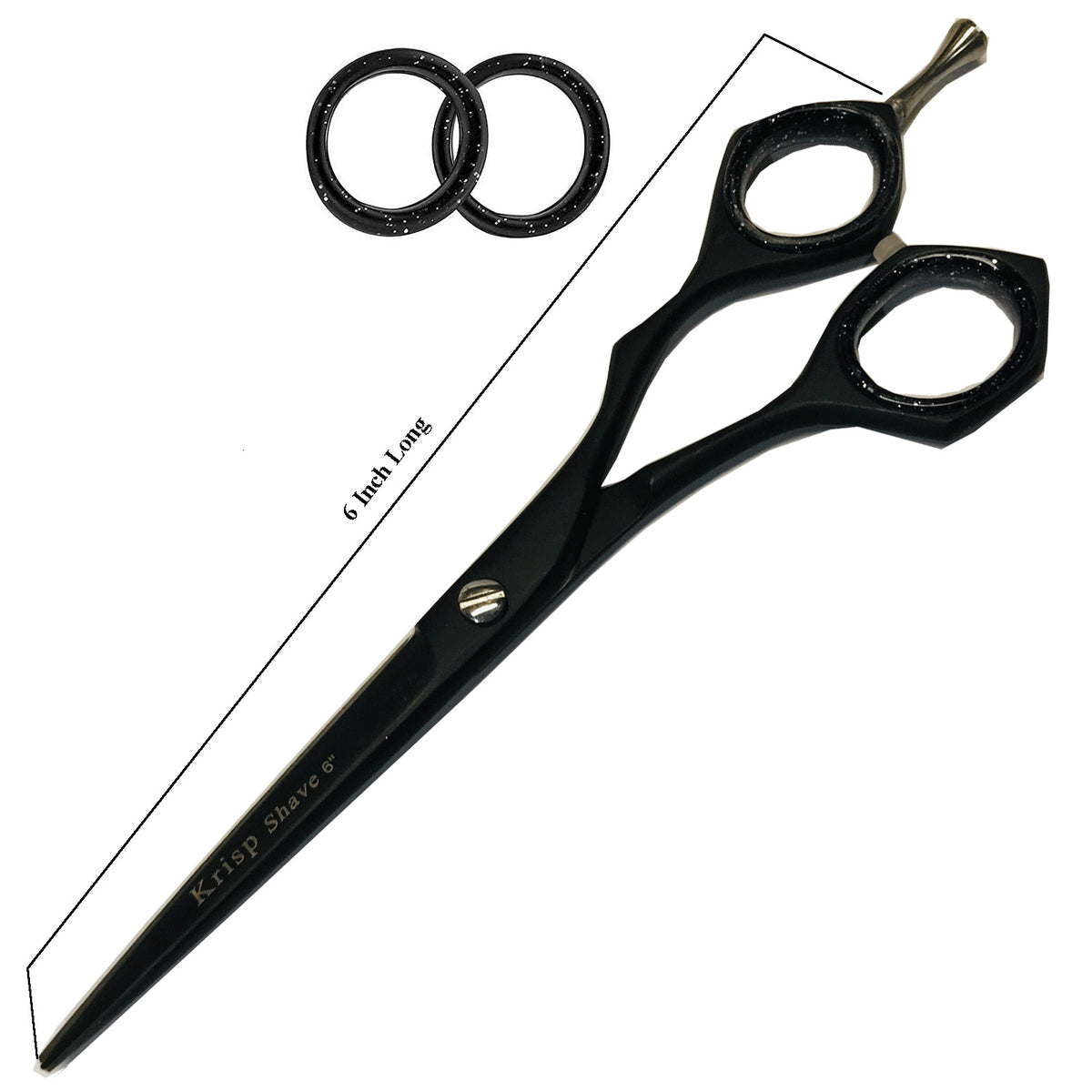 Professional 6-Inch Hair Cutting Scissors for Barbers and Home Use