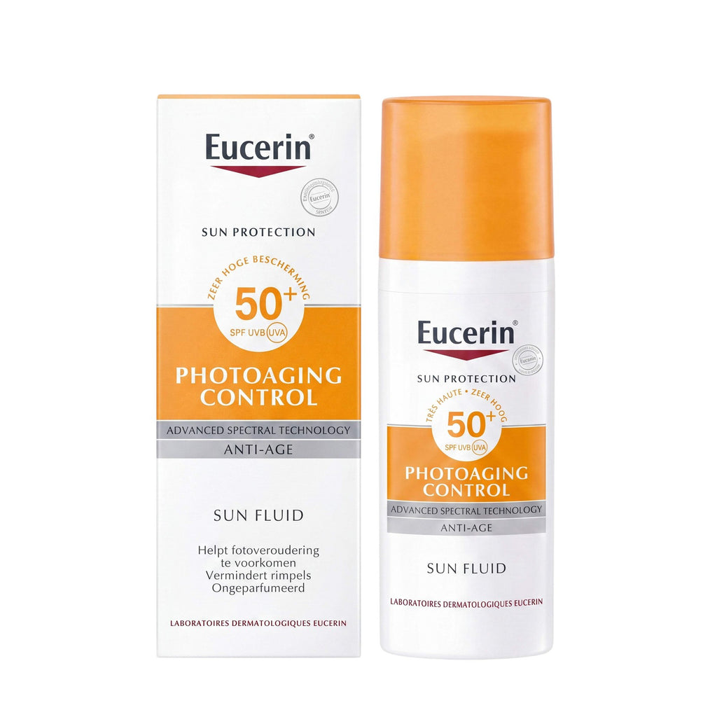 Eucerin SPF50+ Photoaging Control Sun Fluid 50ml - Lightweight Facial Sunscreen