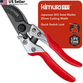 Heavy Duty Pruning Shears - 8 Inch Japanese SK5 Steel Garden Clippers