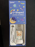 Kids Sonic Electric Toothbrush with U-Shaped Brush Head for 2-6 Years - Rechargeable