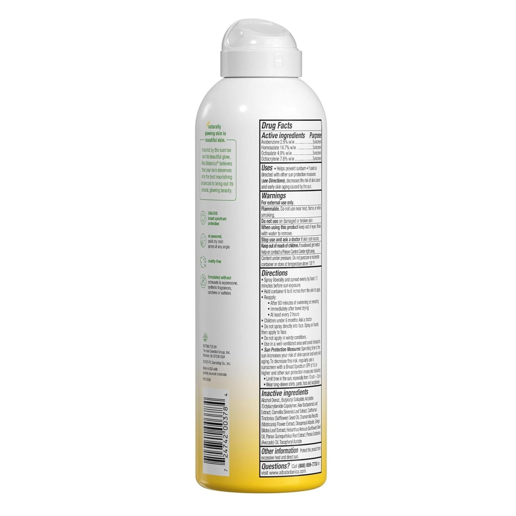Eco-Friendly SPF 50 Sport Sunscreen Spray - Nourishing Coconut Mist 5 Fl Oz