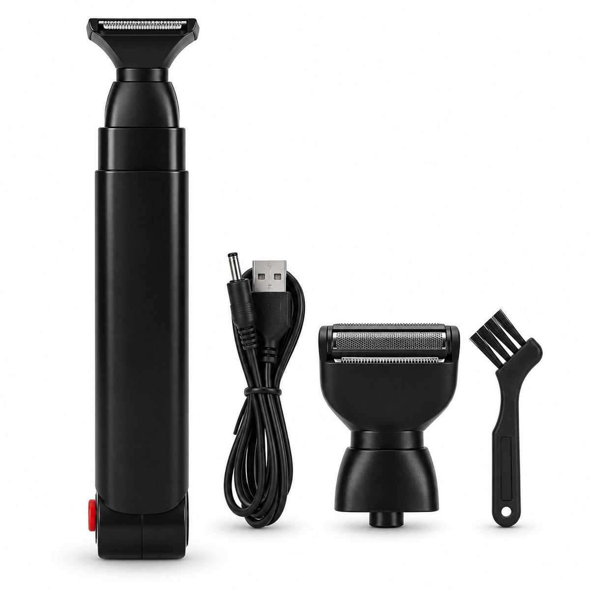 Men's Back Shaver Telescopic Handle Ceramic Trimmer USB Rechargeable