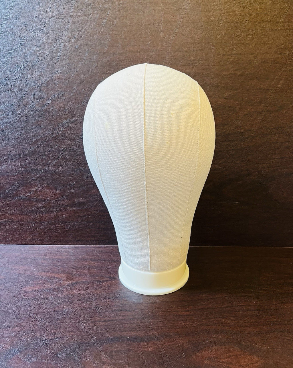 Canvas Mannequin Wig Head 23 Inch Pin-Enabled Display Head with Pins