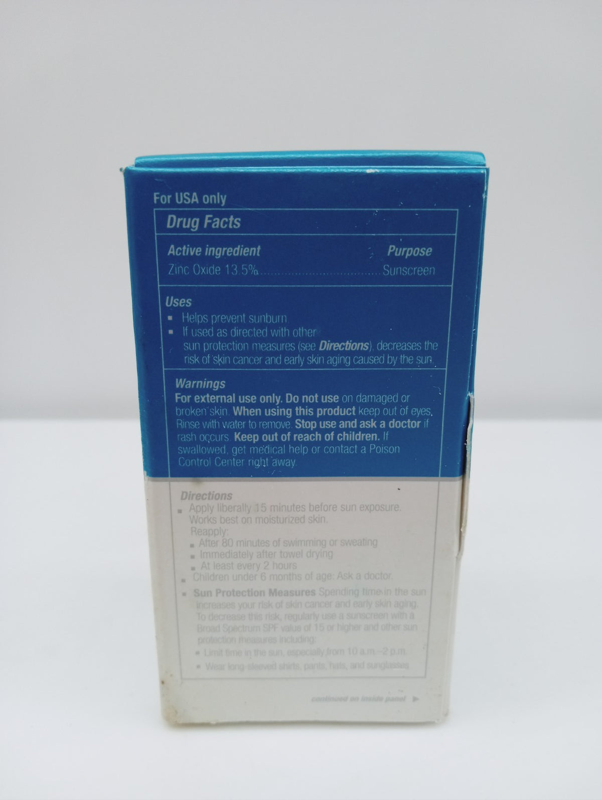 SPF 50 Sport Stick Sunscreen - Total Protection, Water-Resistant, 18g