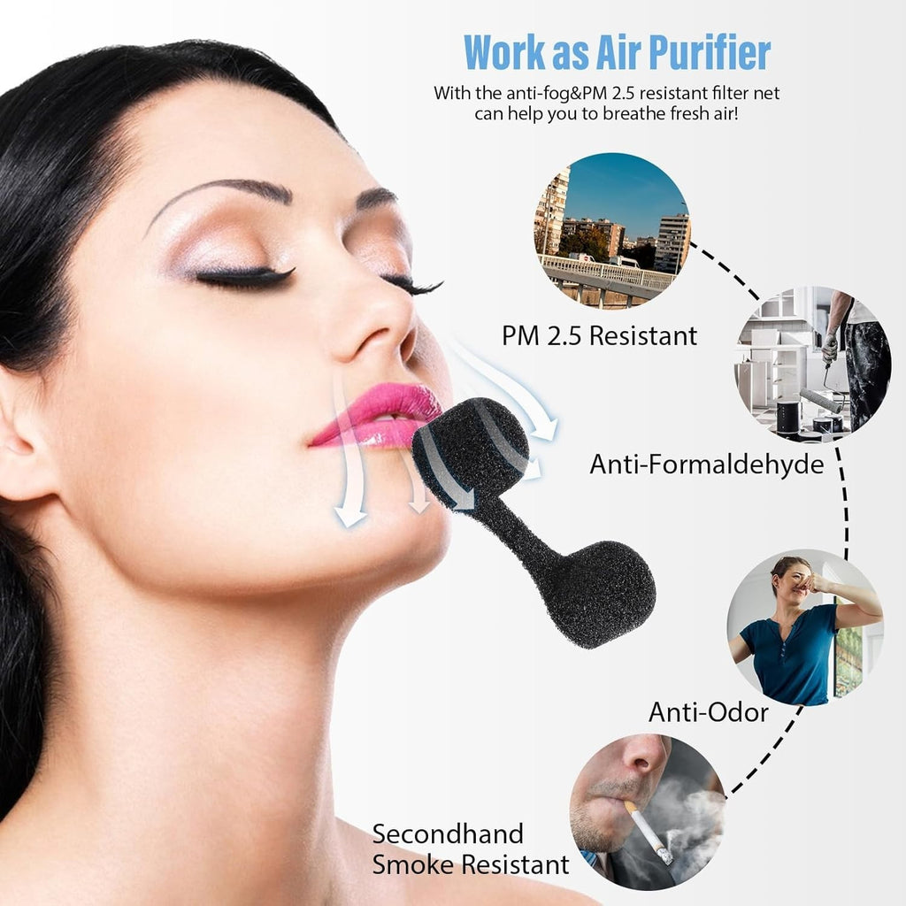 Disposable Nose Dust Filters - 100 Pack, Skin-Friendly Nose Plugs for Dust & Odor Protection