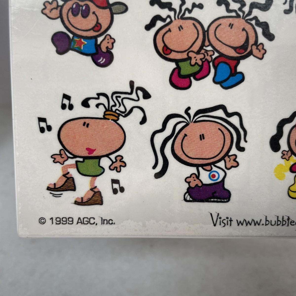 Bubblegum Kids DesignWare Temporary Tattoos - Vintage 1999, 2 Sheets