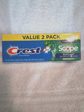 Crest Outlast Whitening Toothpaste Mint 2 x 5.4oz - Dental Oral Care