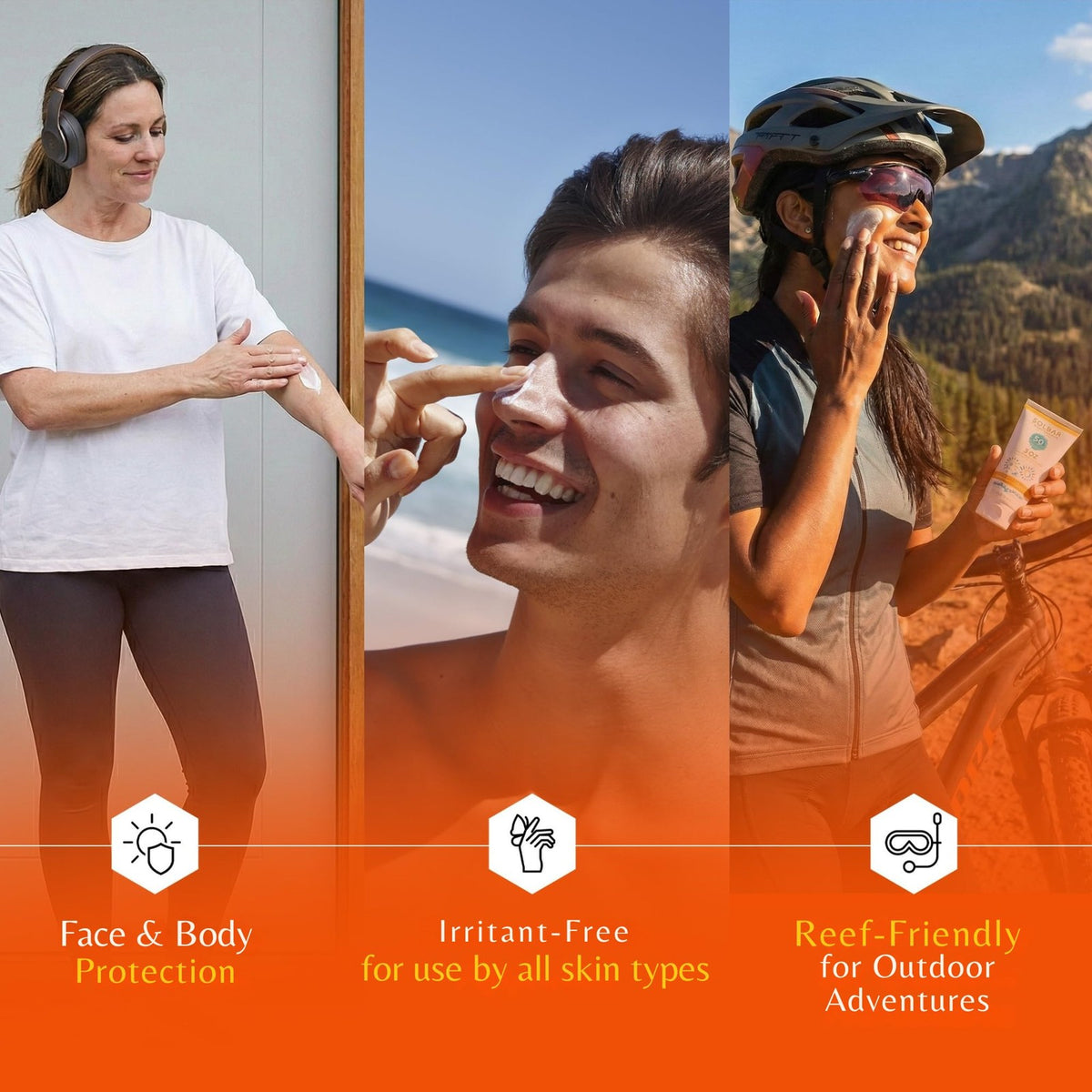 SPF 40 Zinc Hybrid Sunscreen - Transparent, Water-Resistant Travel Size