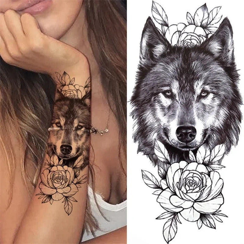 Temporary Tattoo Sticker Sheet - Waterproof, Long-Lasting 1 Sheet