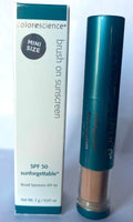 Brush-On Sunscreen SPF 50 Medium Mini 2g - Sun Protection Travel Size
