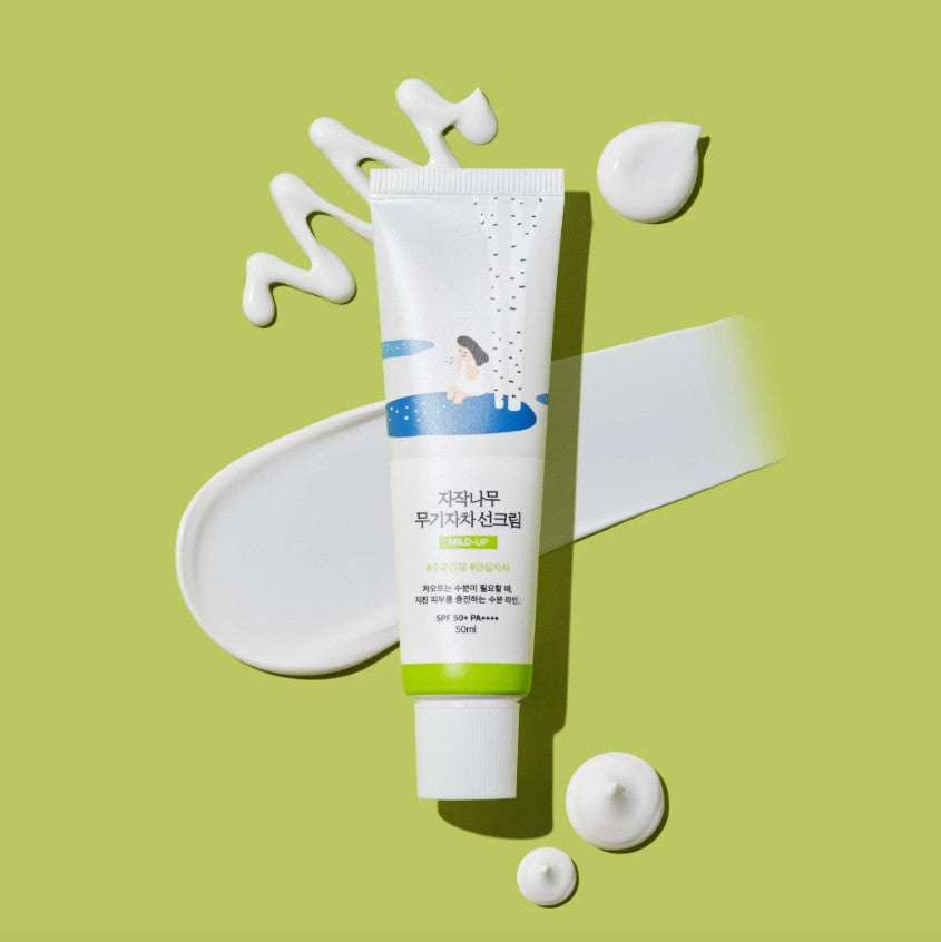 Moisturizing SPF 50 Sunscreen with Birch Juice - Reef Safe, Korean Skincare