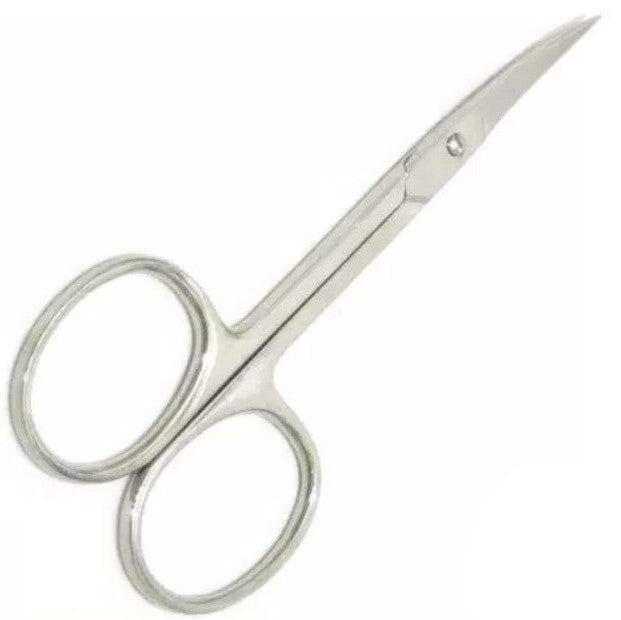 Baby Nail Scissors Curved Cuticle Nipper for Manicure & Toe Care