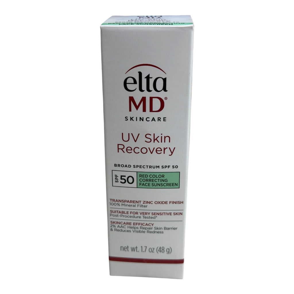 EltaMD UV Skin Recovery Red Color Correcting SPF 50 - Green Tint, 1.7oz, Pack of 2