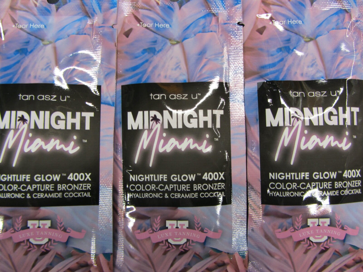 Midnight Miami Glow 400X Bronzer Tanning Lotion - 4 Pack