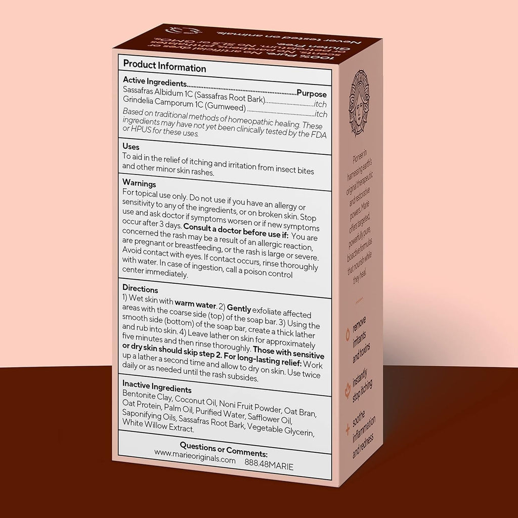 Itch Relief Bar Soap for Skin Irritations and Insect Bites - Natural Healing