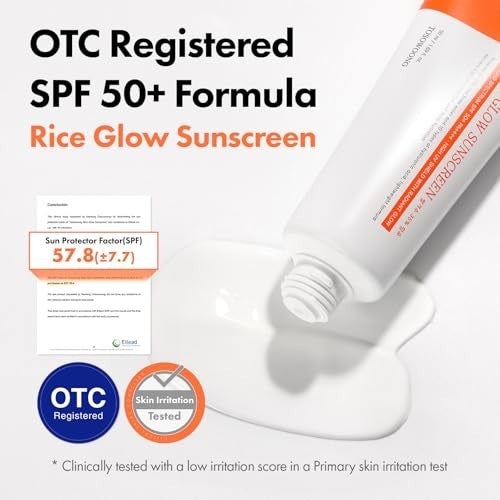 SPF50+ Broad Spectrum Sunscreen with Hydrating Rice Bran & Hyaluronic Acid - No White Cast