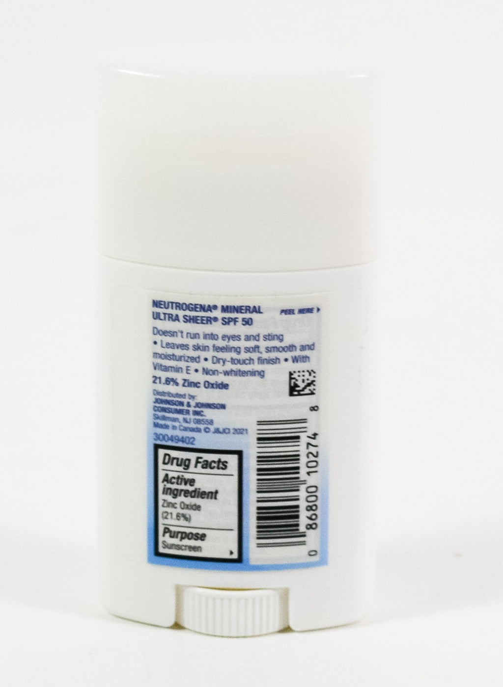 SPF 50 Sunscreen Stick - Broad Spectrum, Water Resistant, 1.5oz