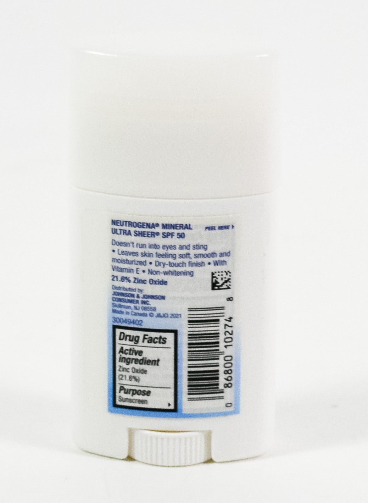 SPF 50 Sunscreen Stick - Broad Spectrum, Water Resistant, 1.5oz