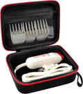Hard Case for Wahl Professional Peanut Classic Clipper & Trimmer - Black Faux Leather