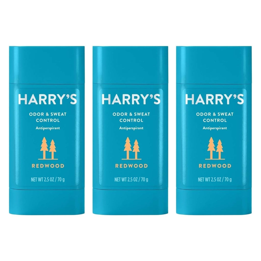 Men's Sensitive Skin Redwood Scent Antiperspirant Deodorant 3 Pack