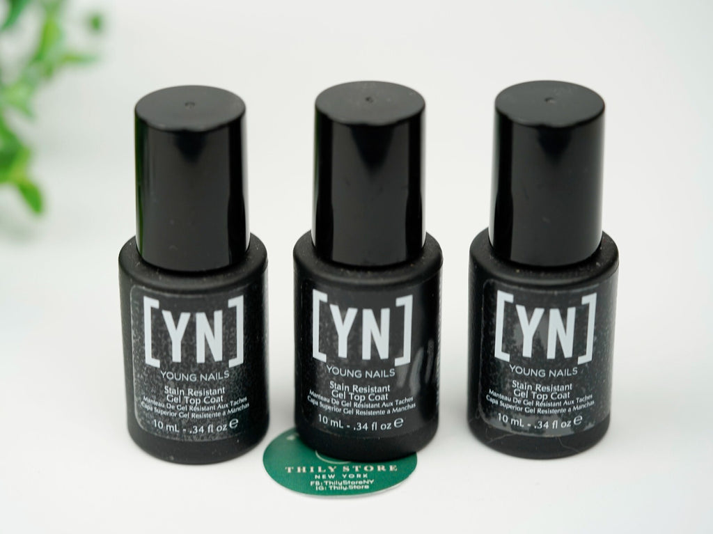Stain Resistant Gel Top Coat for Nails - 10mL, Set of 3