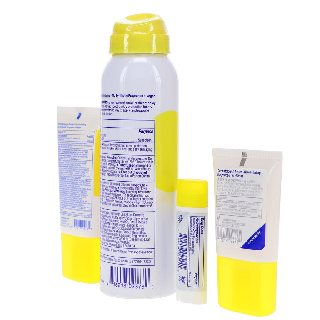 Travel SPF Kit with Sunscreen & Hydrating Skincare - TSA Friendly