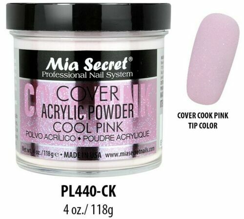 Trendy Pink Acrylic Powder for Nail Art - 4 Ounce Cover Pink Nail Powder