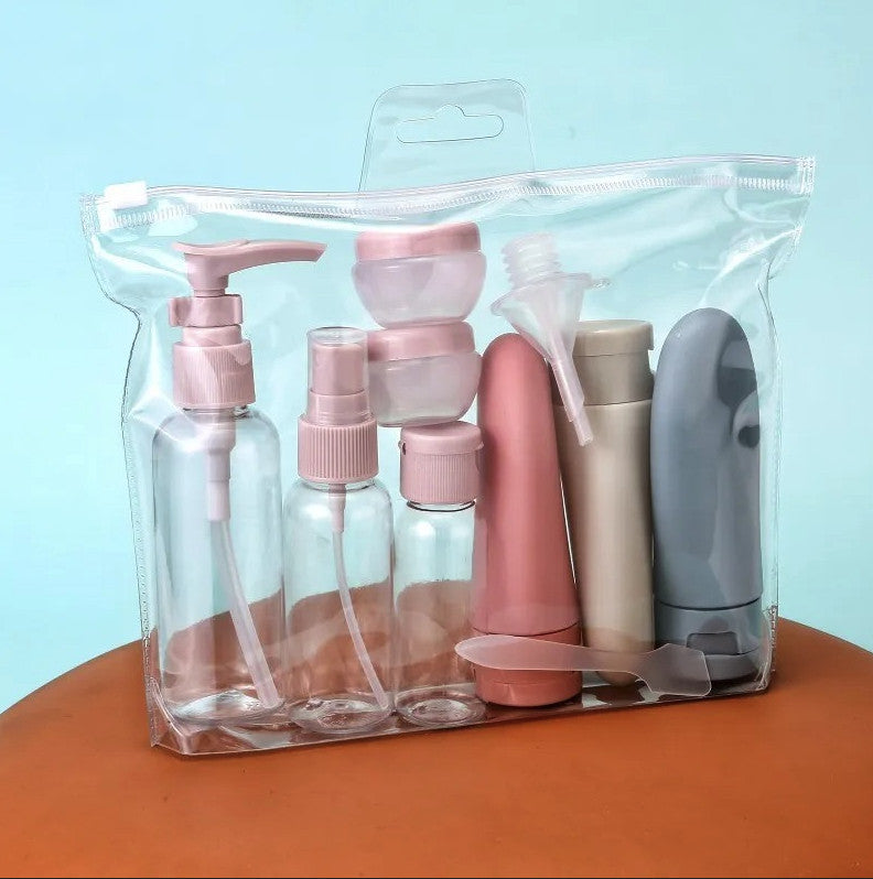 Travel Refillable Bottles Set - Leak-Proof Portable Toiletry Containers